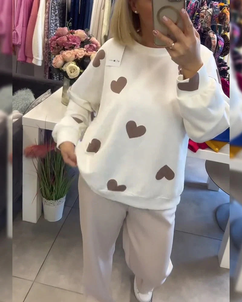 Hearts Sweater by Isla