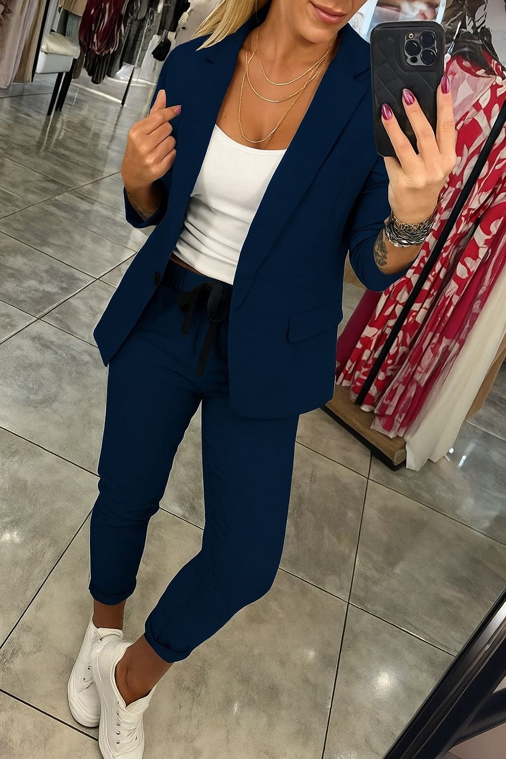 Isabelle | Personalized Set with Soft Blazer and Loose Sweatpants