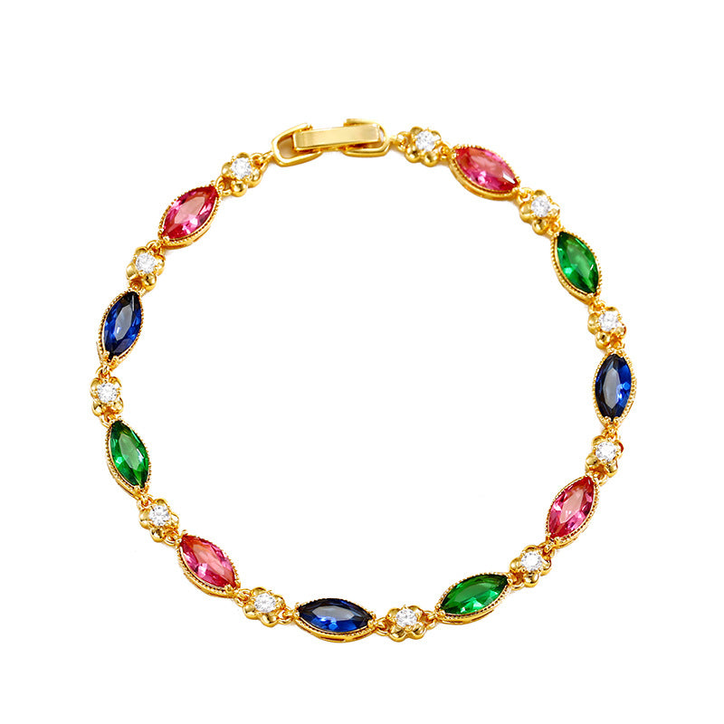 Stylish Vintage Ruby Bracelet