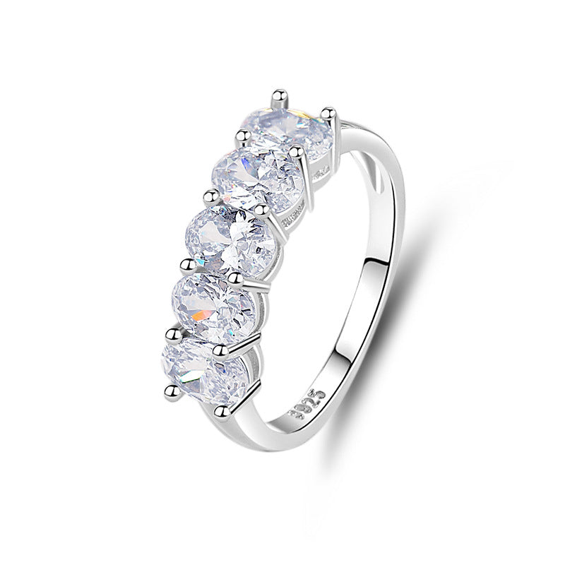 S925 Sterling Silver Zircon Ring-Valentine's Day Gift