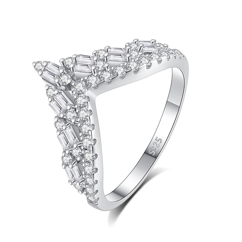 S925 Sterling Silver Zircon Ring-Valentine's Day Gift