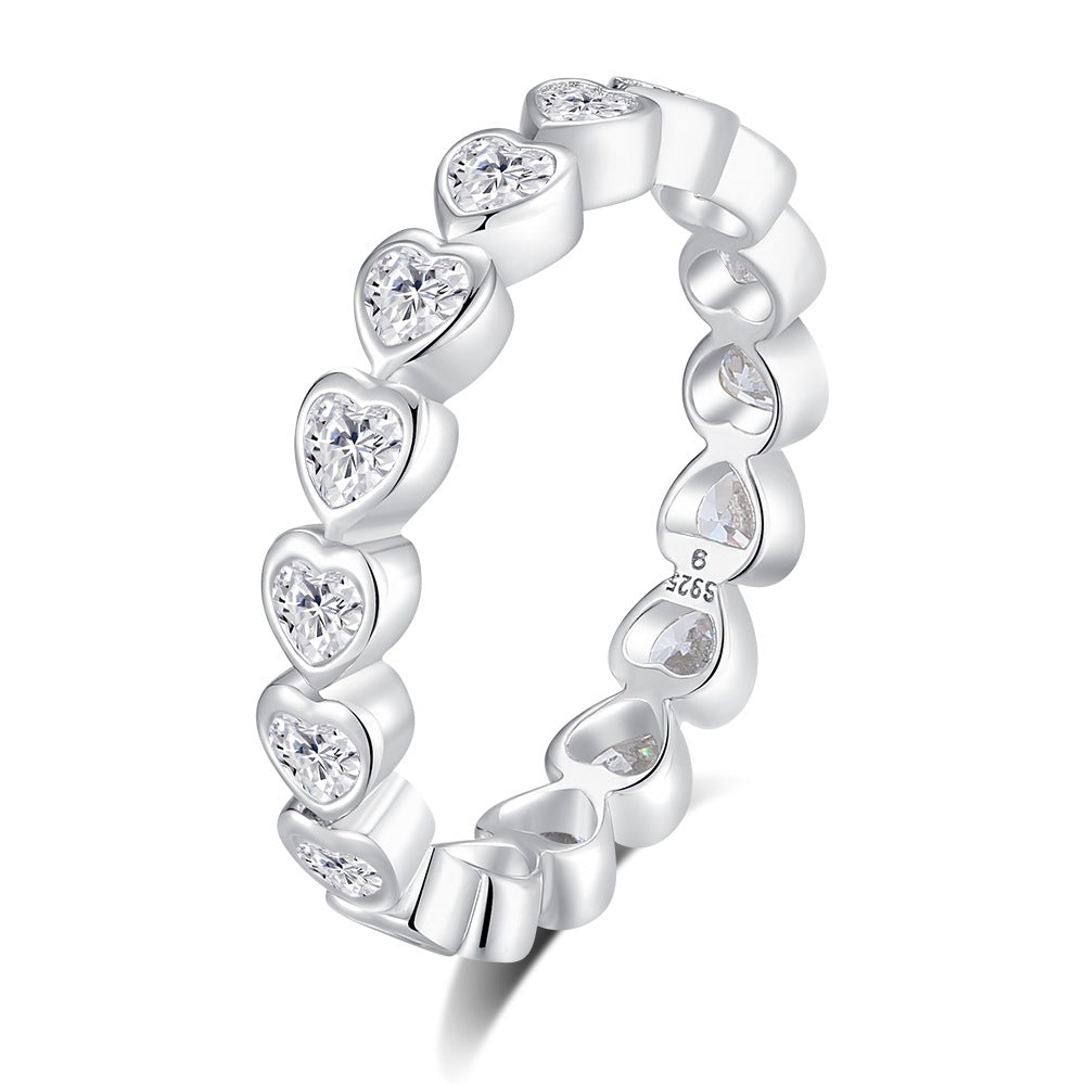 S925 Sterling Silver Zircon Ring-Valentine's Day Gift