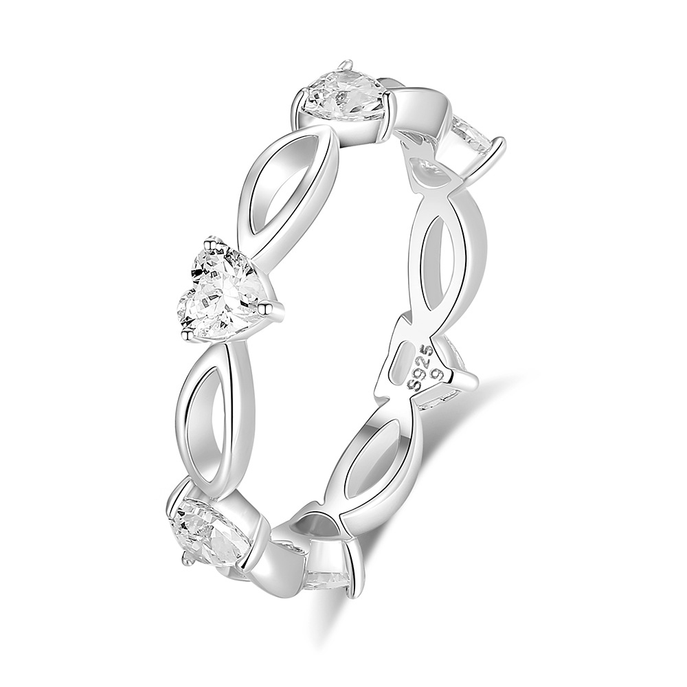S925 Sterling Silver Zircon Ring-Valentine's Day Gift