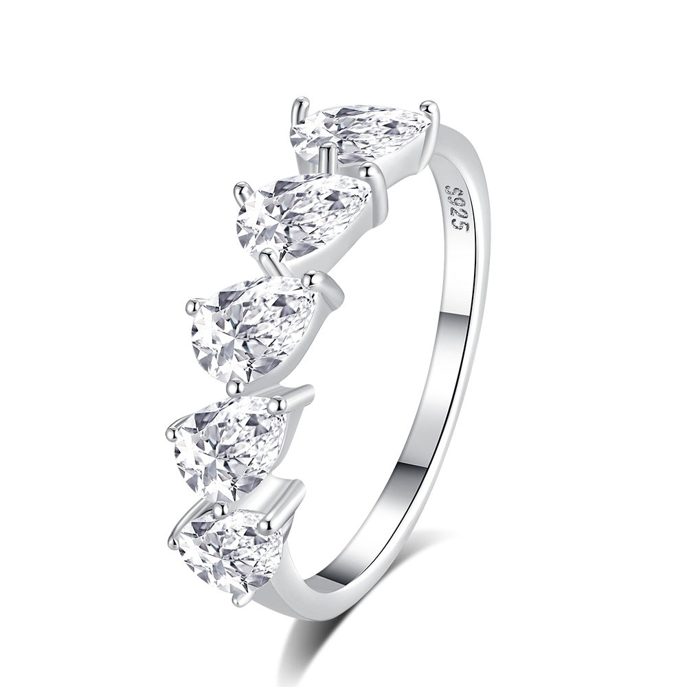 S925 Sterling Silver Zircon Ring-Valentine's Day Gift