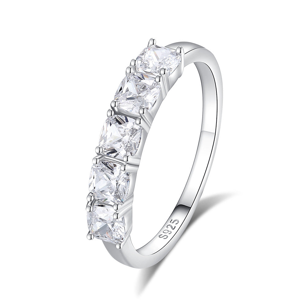 S925 Sterling Silver Zircon Ring-Valentine's Day Gift