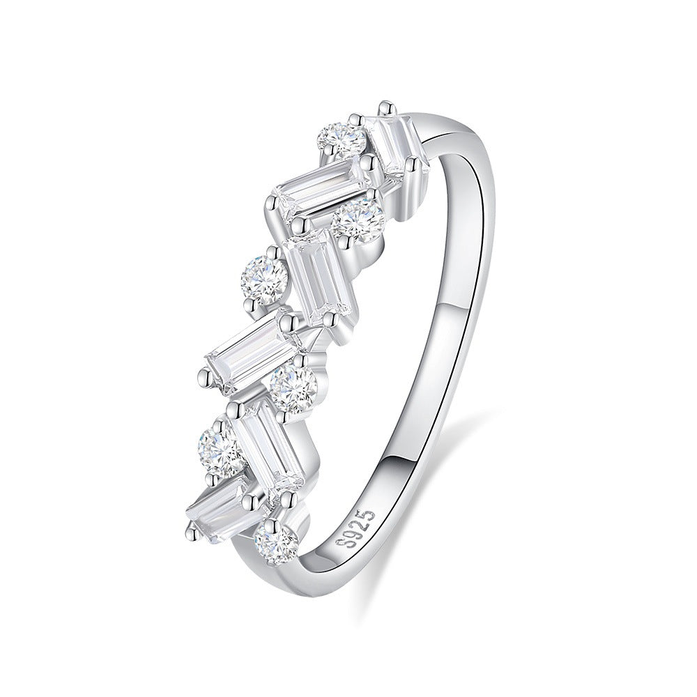 S925 Sterling Silver Zircon Ring-Valentine's Day Gift