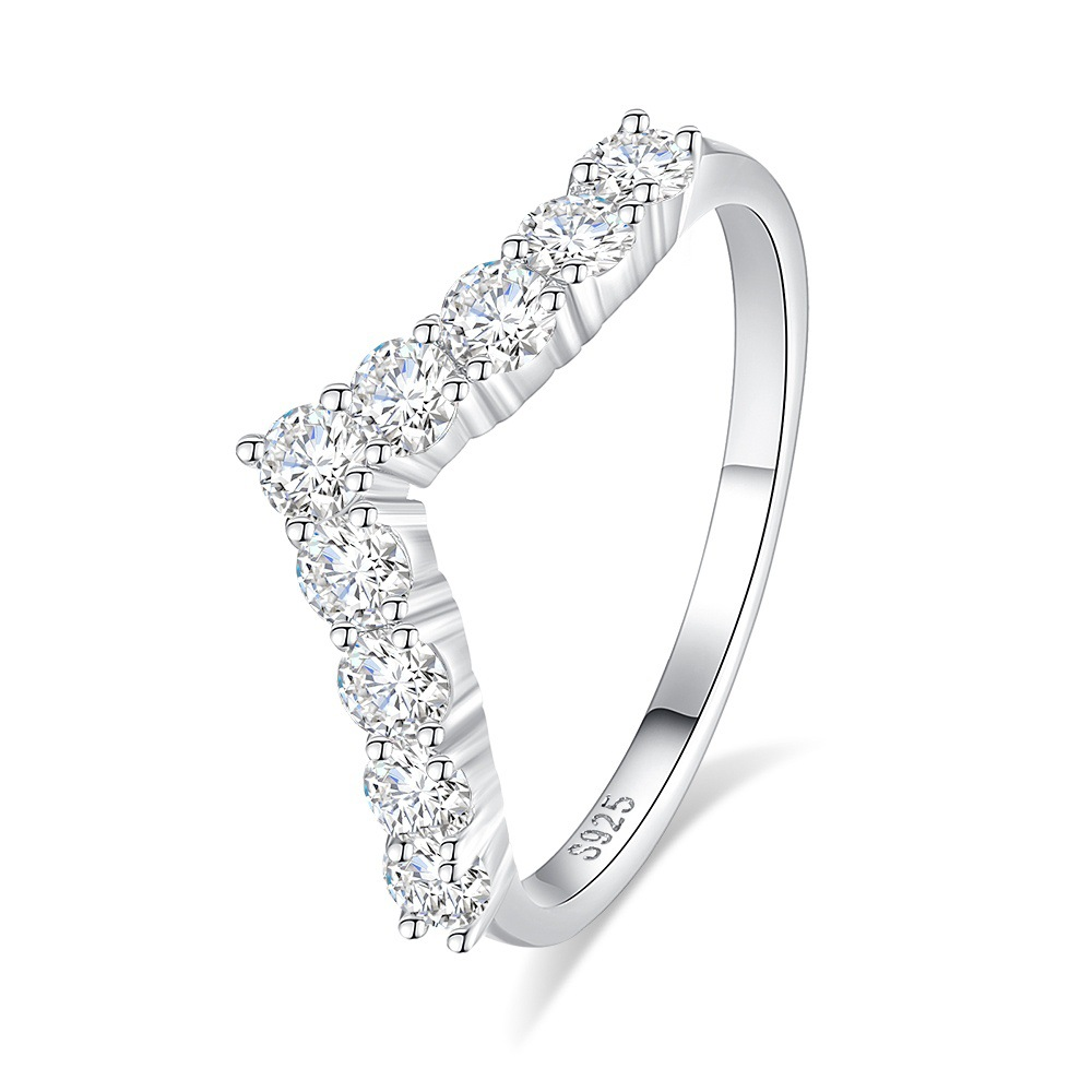 S925 Sterling Silver Zircon Ring-Valentine's Day Gift