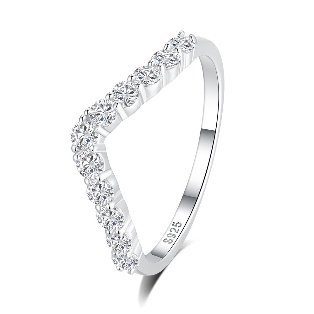 S925 Sterling Silver Zircon Ring-Valentine's Day Gift
