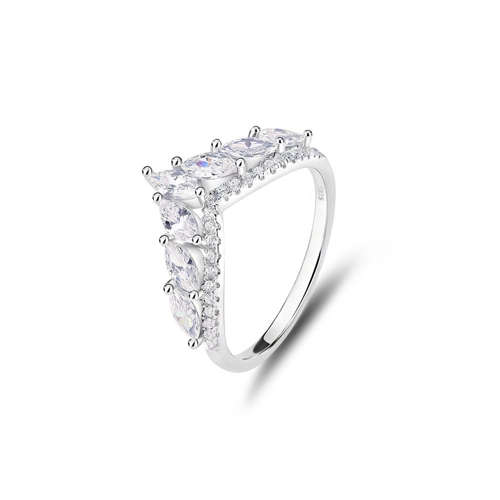 S925 Sterling Silver Zircon Ring-Valentine's Day Gift