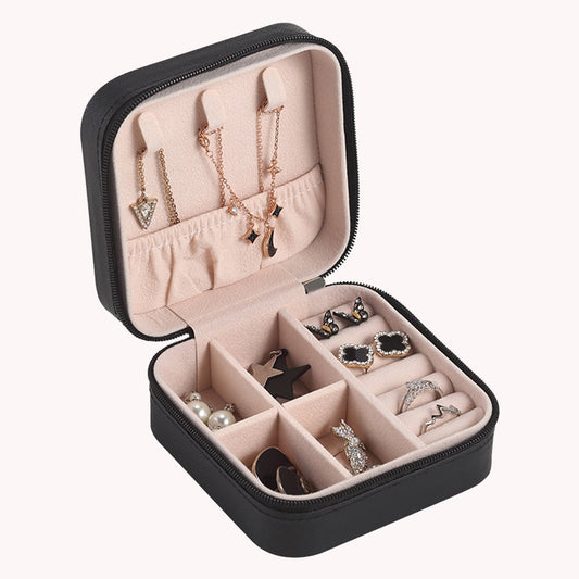 Organisateur de bijoux portable | Boîte à bijoux de voyage