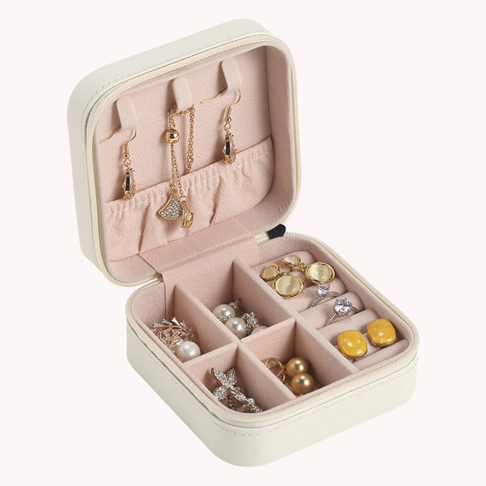 Organisateur de bijoux portable | Boîte à bijoux de voyage
