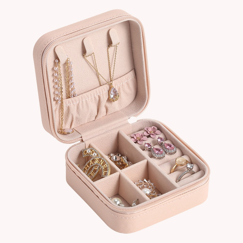 Organisateur de bijoux portable | Boîte à bijoux de voyage