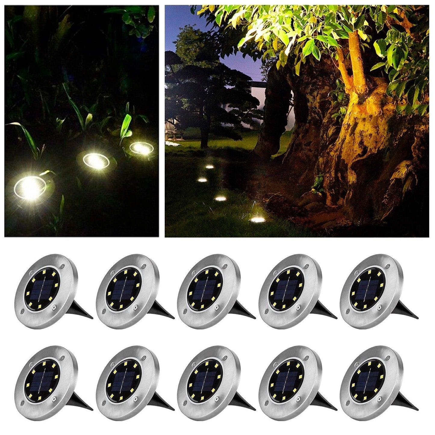 Ravelle™ - Solar-Powered Wireless LED Ground Lights