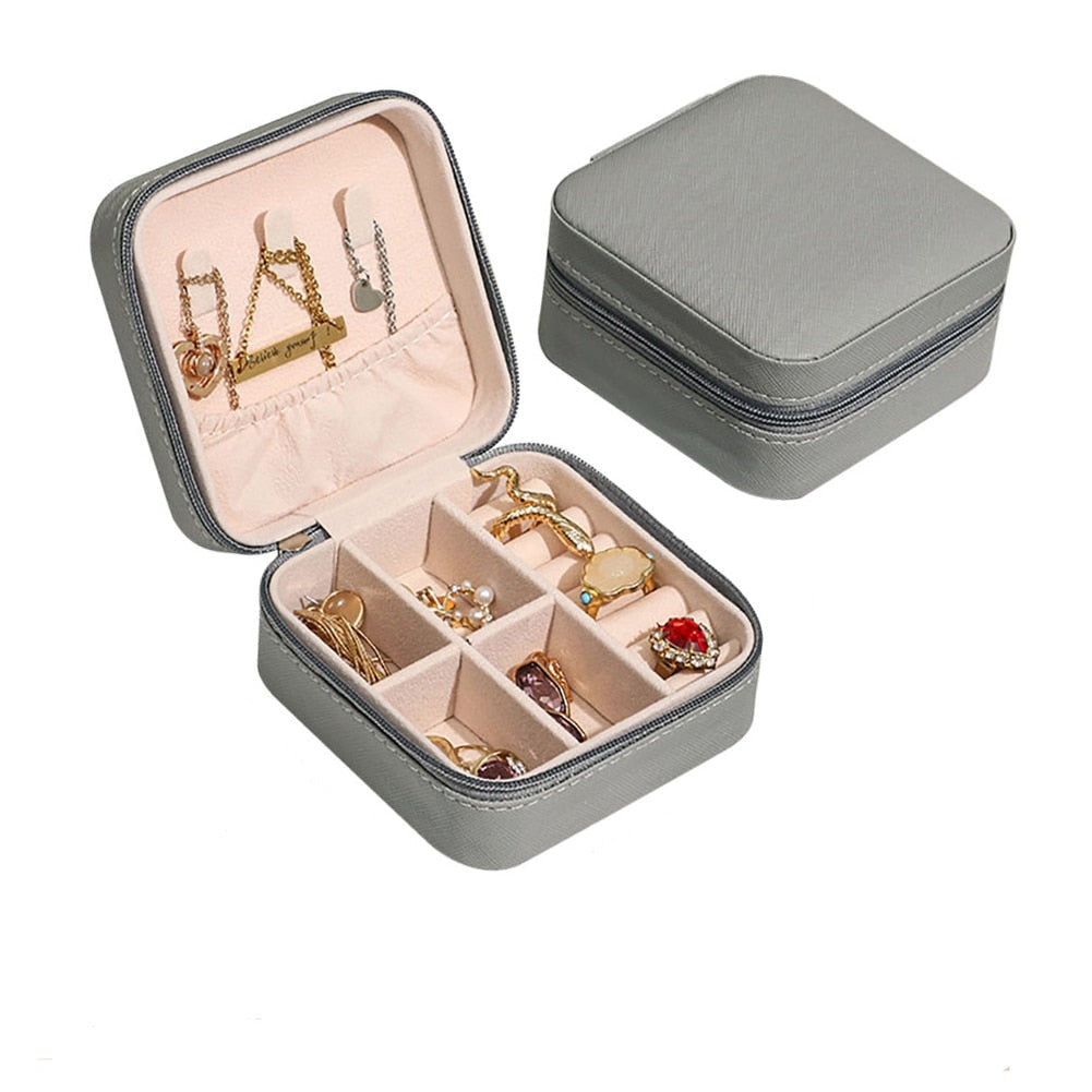 Organisateur de bijoux portable | Boîte à bijoux de voyage