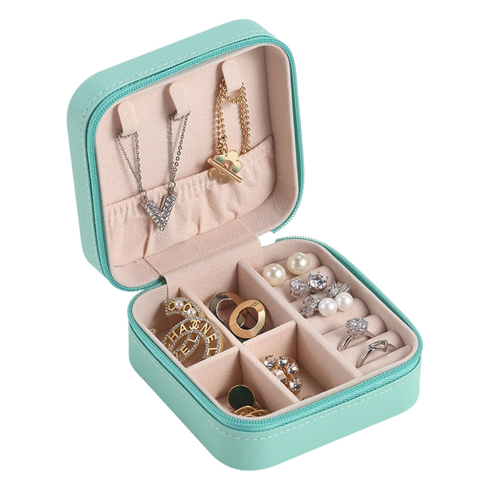 Organisateur de bijoux portable | Boîte à bijoux de voyage