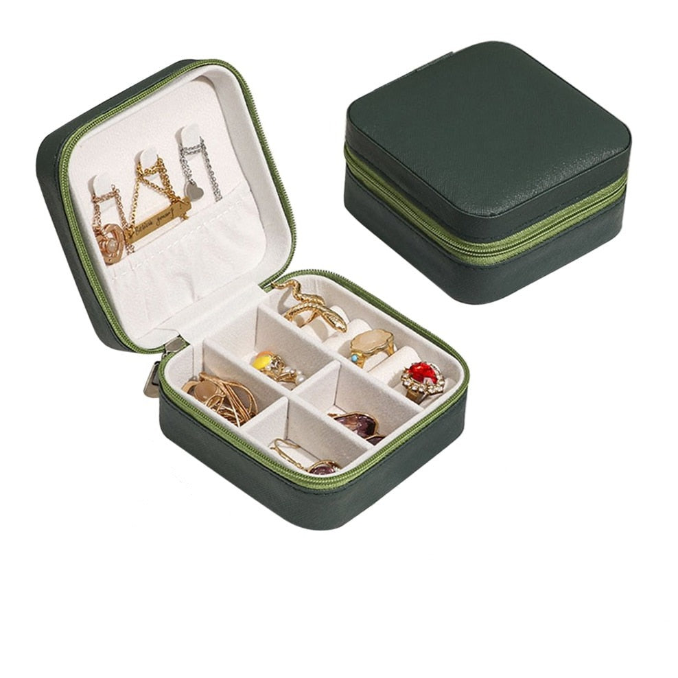 Organisateur de bijoux portable | Boîte à bijoux de voyage