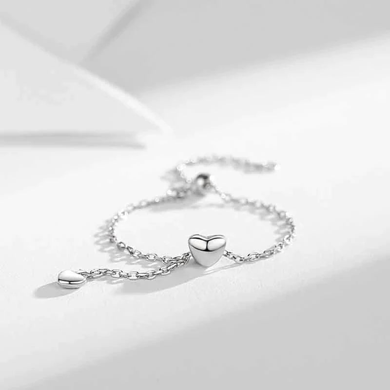 Bague ajustable en forme de cœur – Fantaisiste et romantique