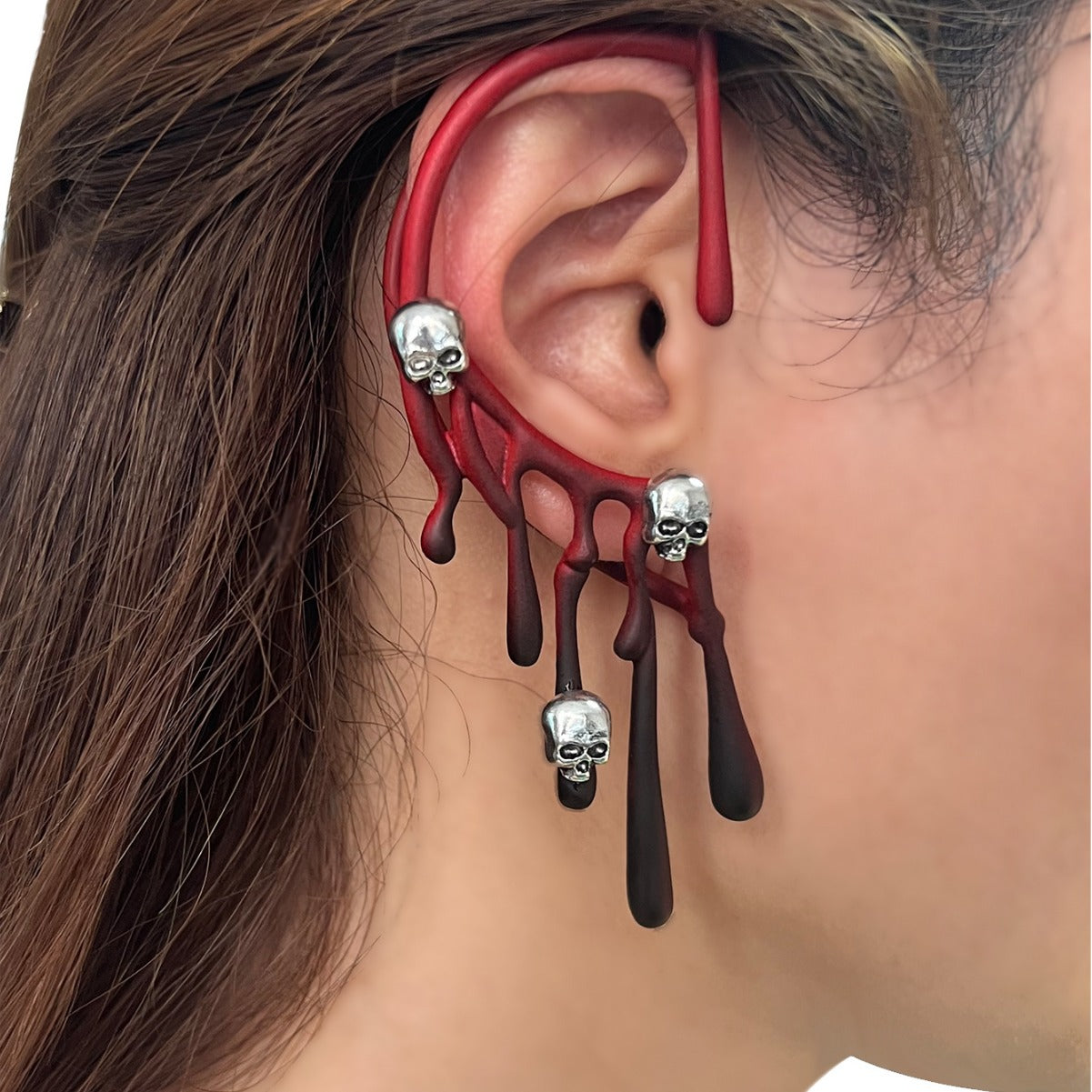Halloween Exaggerated Lava Earrings