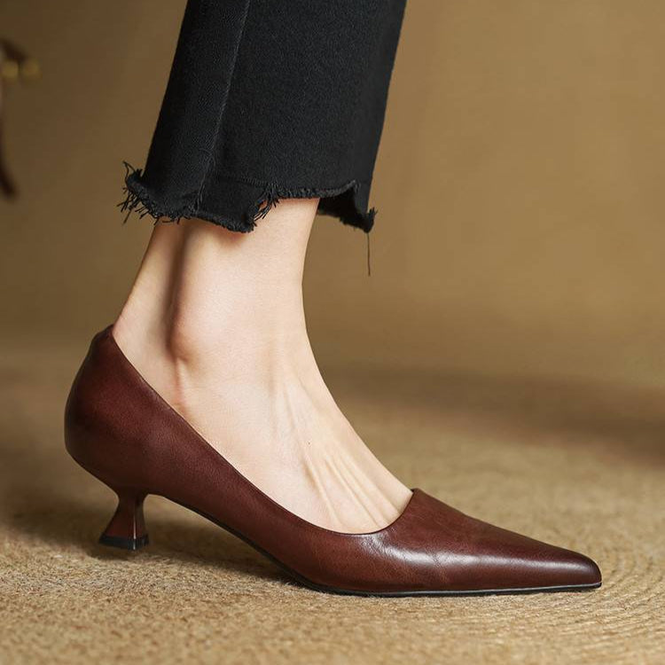 Anok™ Genuine Leather Pumps