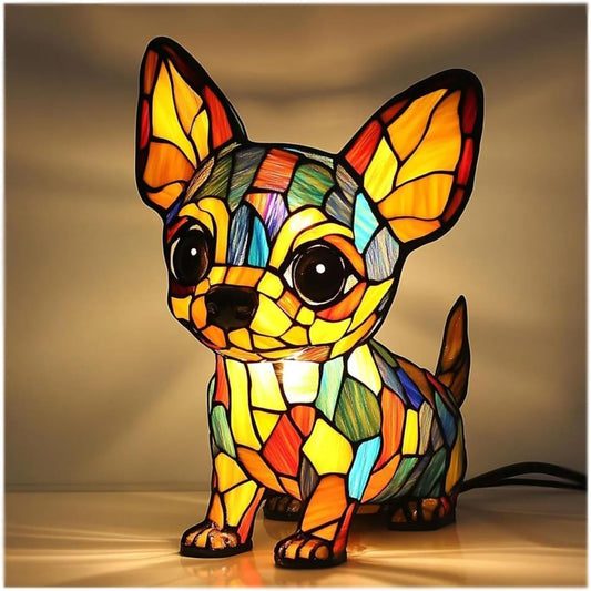 Chacha | Magical Glass Dog Lamp