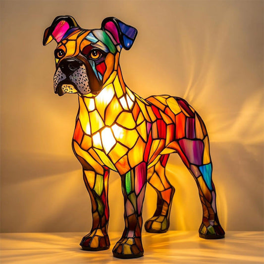 Tyson | Magical Glass Dog Lamp