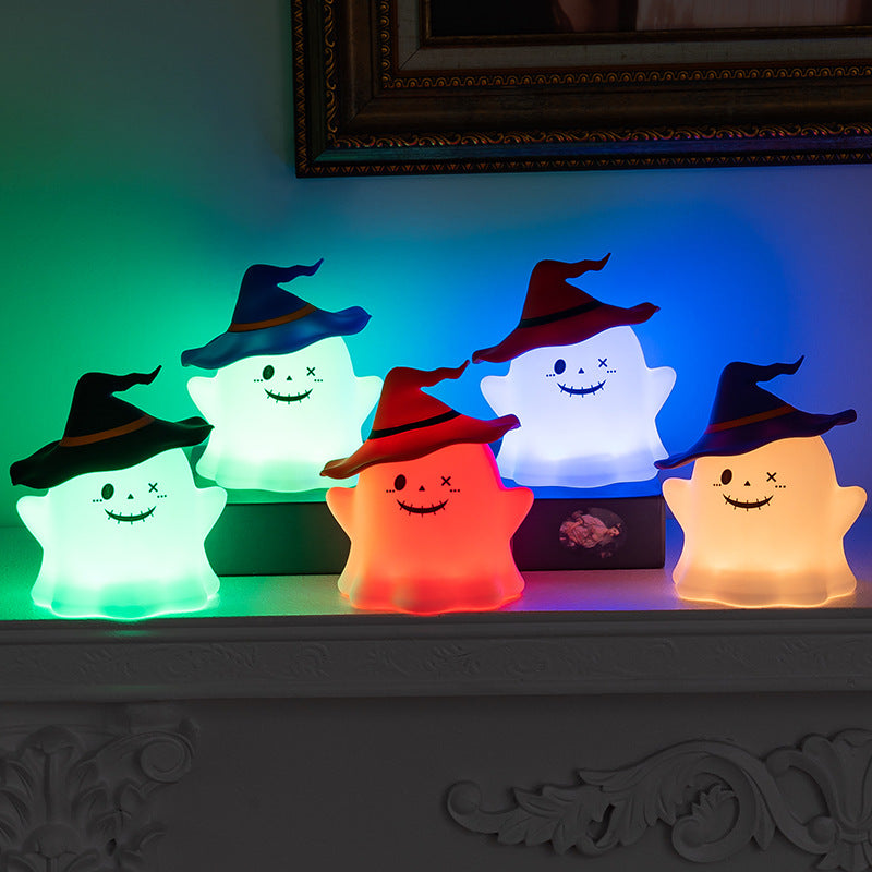 Halloween Ghost Silicone Pat Light