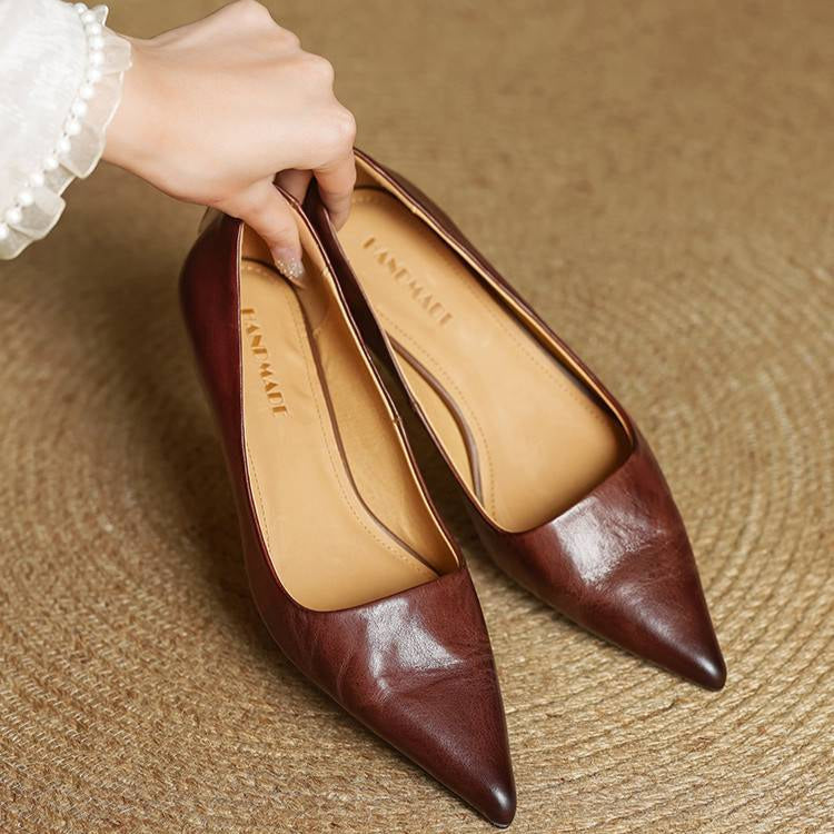 Anok™ Genuine Leather Pumps