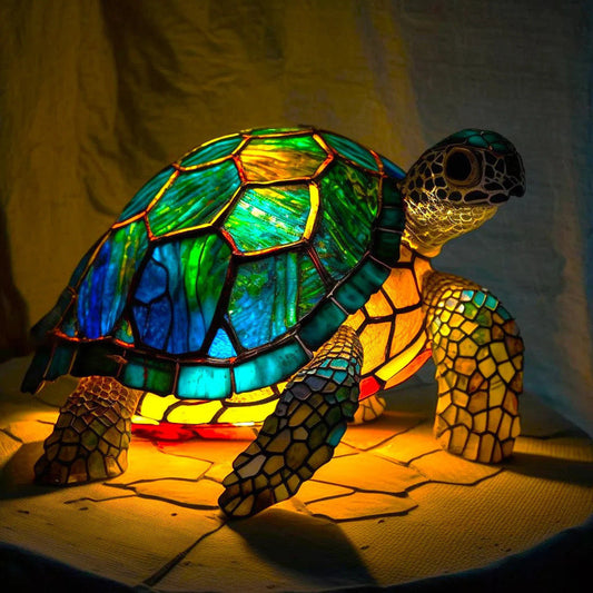 Sammy | Magical Glass Turtle Lamp