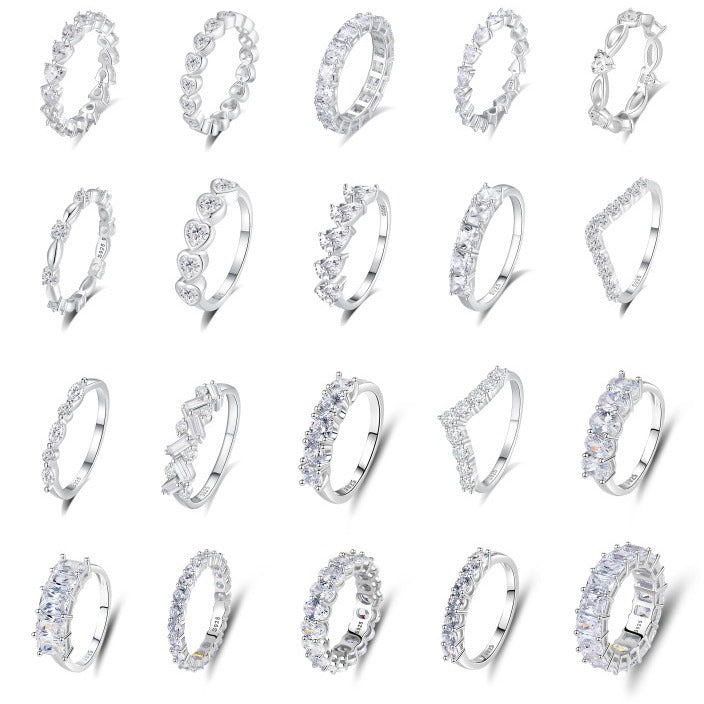 S925 Sterling Silver Zircon Ring-Valentine's Day Gift