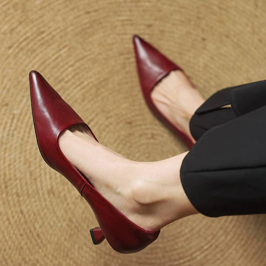 Anok™ Genuine Leather Pumps