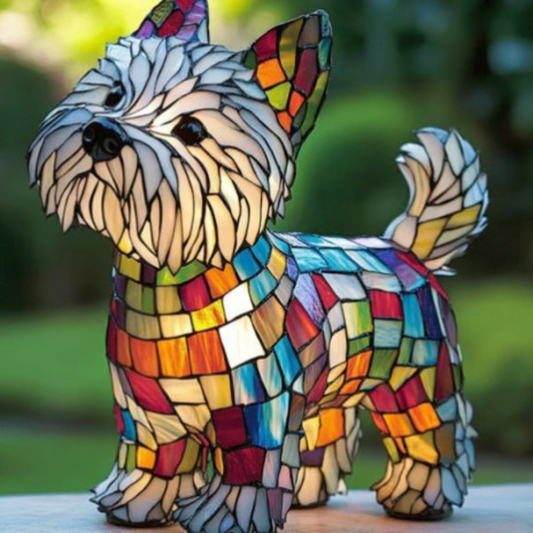 Max | Magical Glass Dog Lamp
