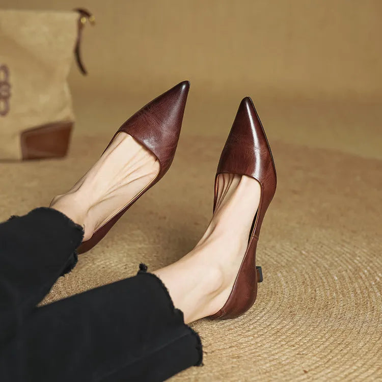 Anok™ Genuine Leather Pumps
