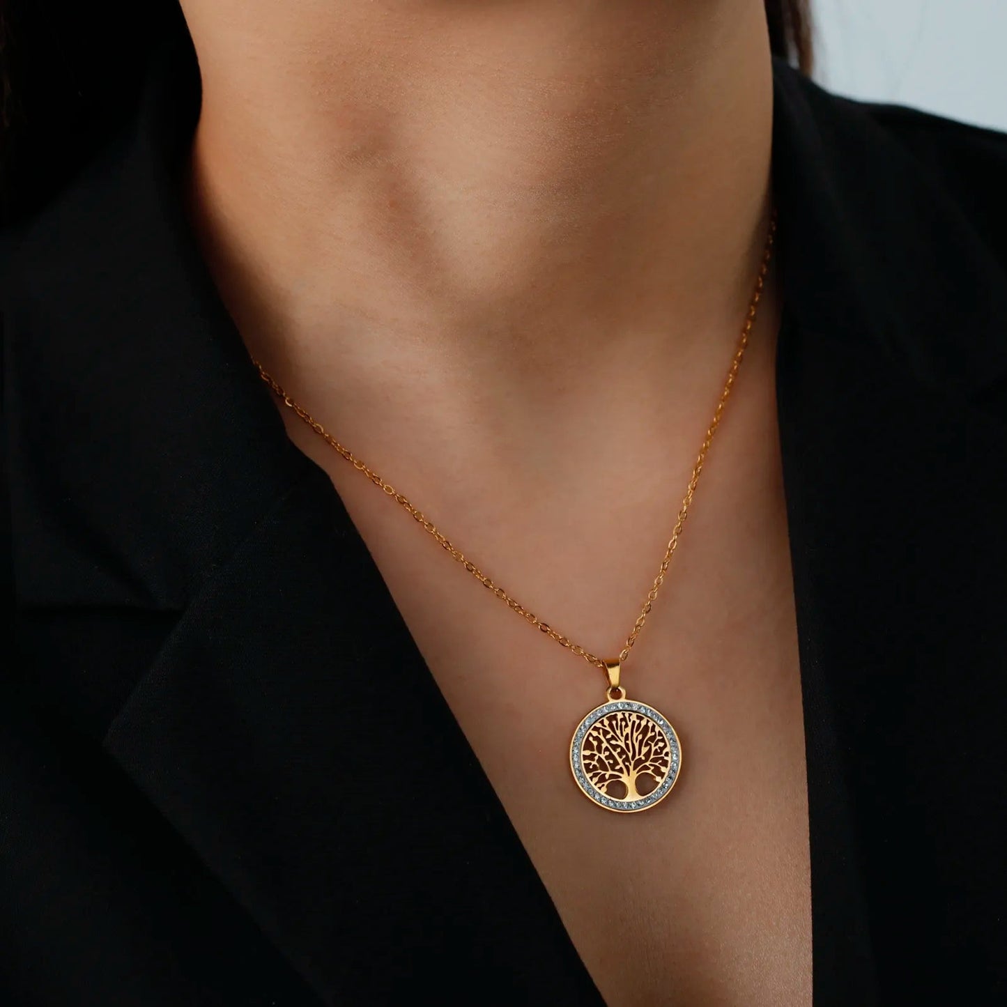 Collier pendentif arbre de vie
