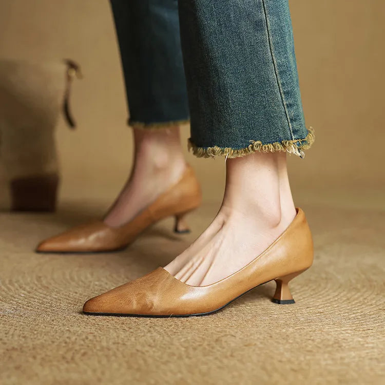 Anok™ Genuine Leather Pumps
