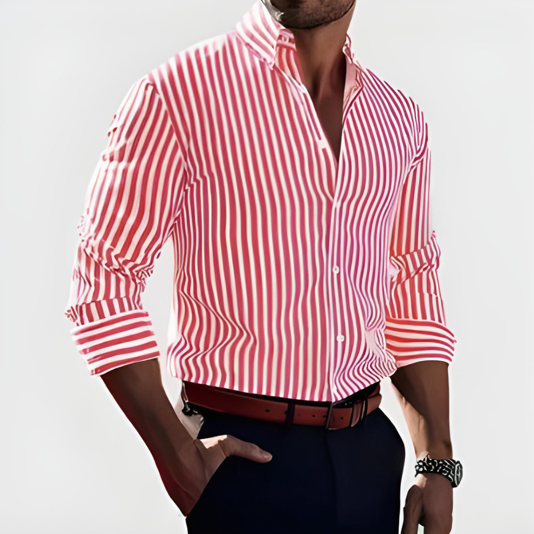 Victor™ - Stylish Striped Shirt