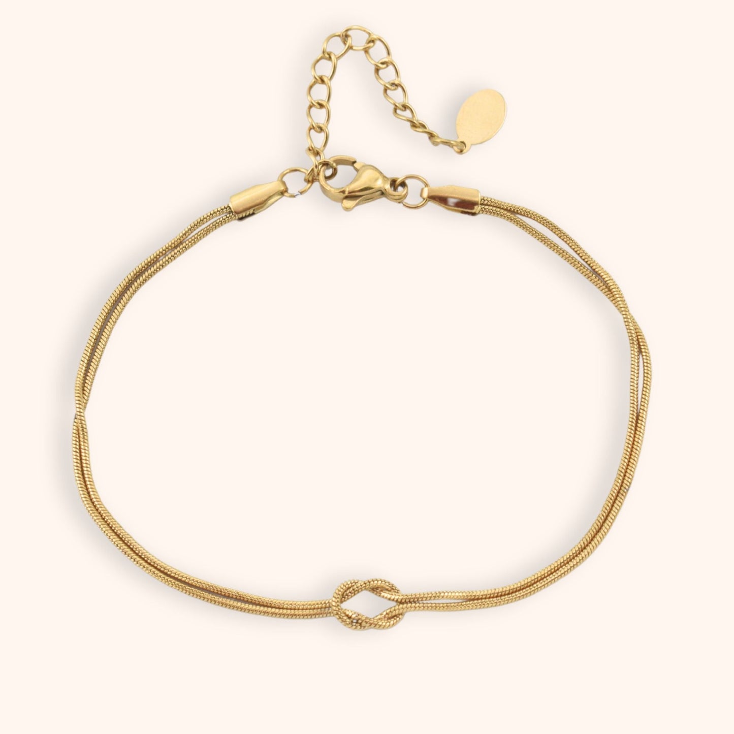 Ensemble de bracelets avec nœud connecté