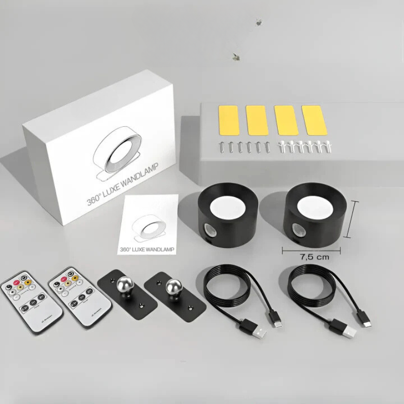 Nocté™ | 360° Cordless LED Wall Light