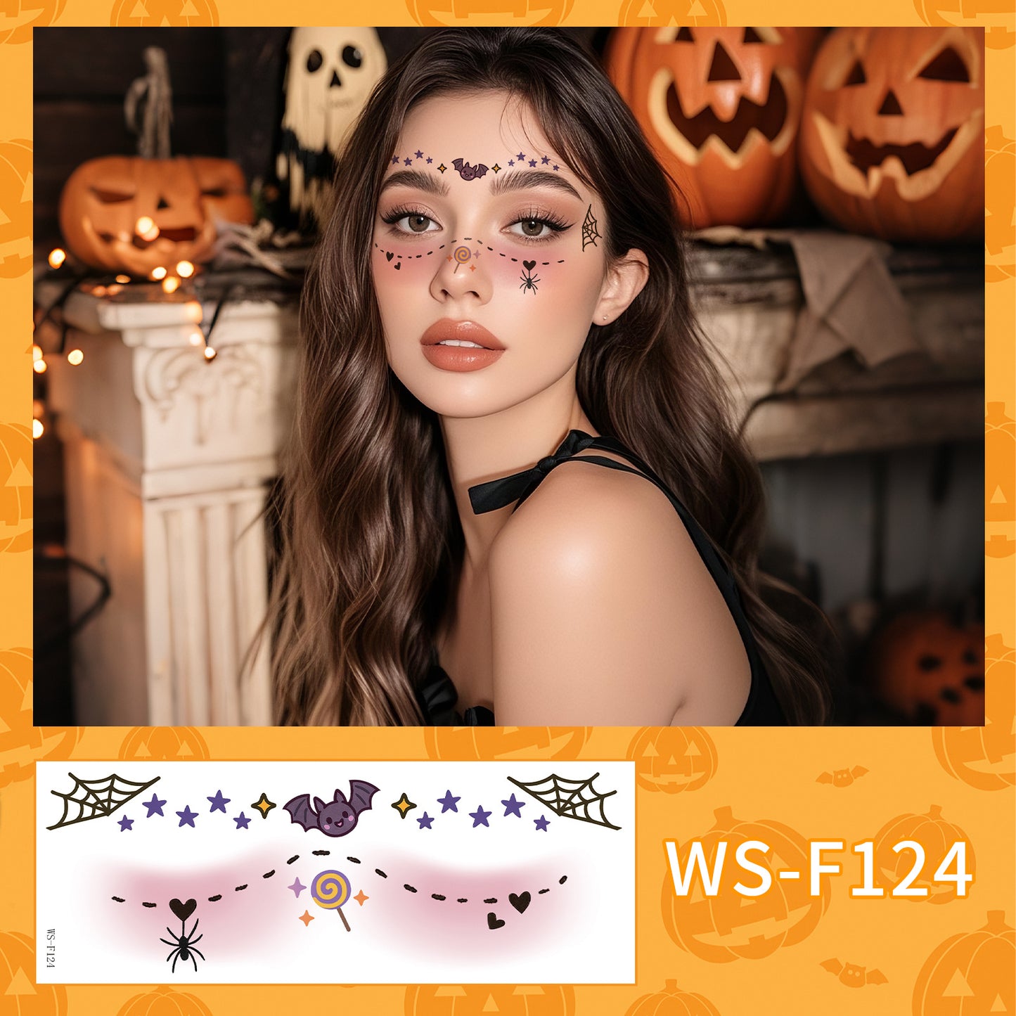 Cute Halloween Ghost Makeup Stickers