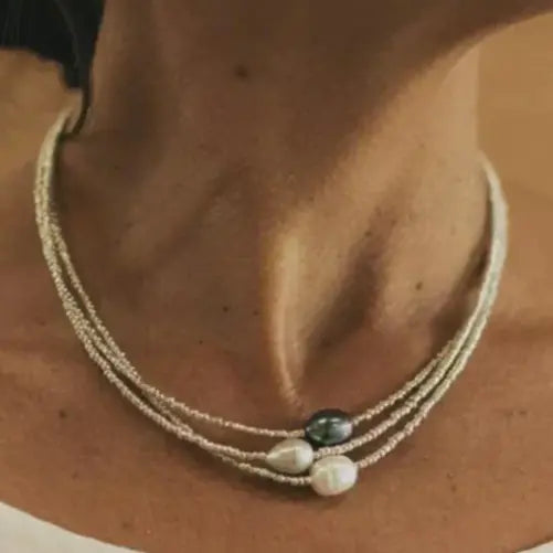 Collier de perles authentique