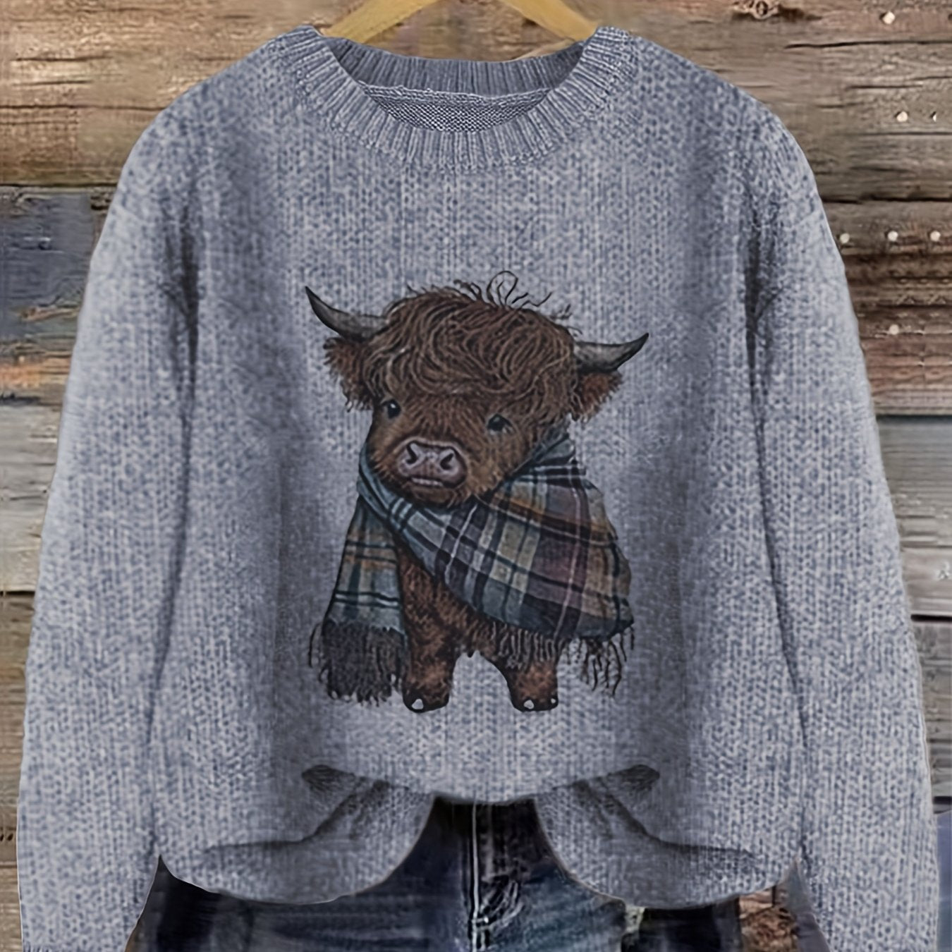 Women’s Pink & Brown Color Block Sweater