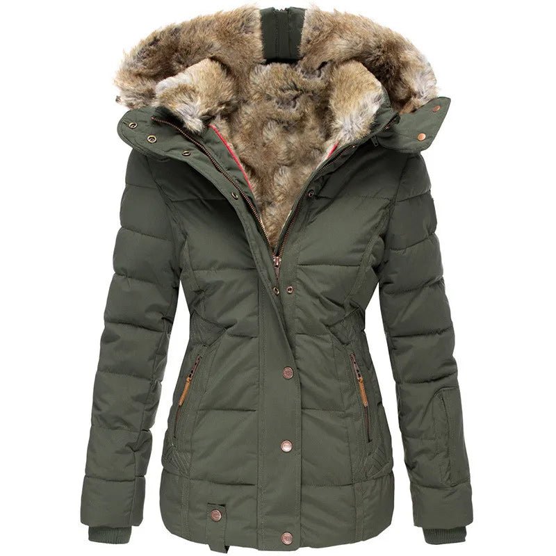 Nora | Cozy Winter Coat with Luxurious Fur Lining