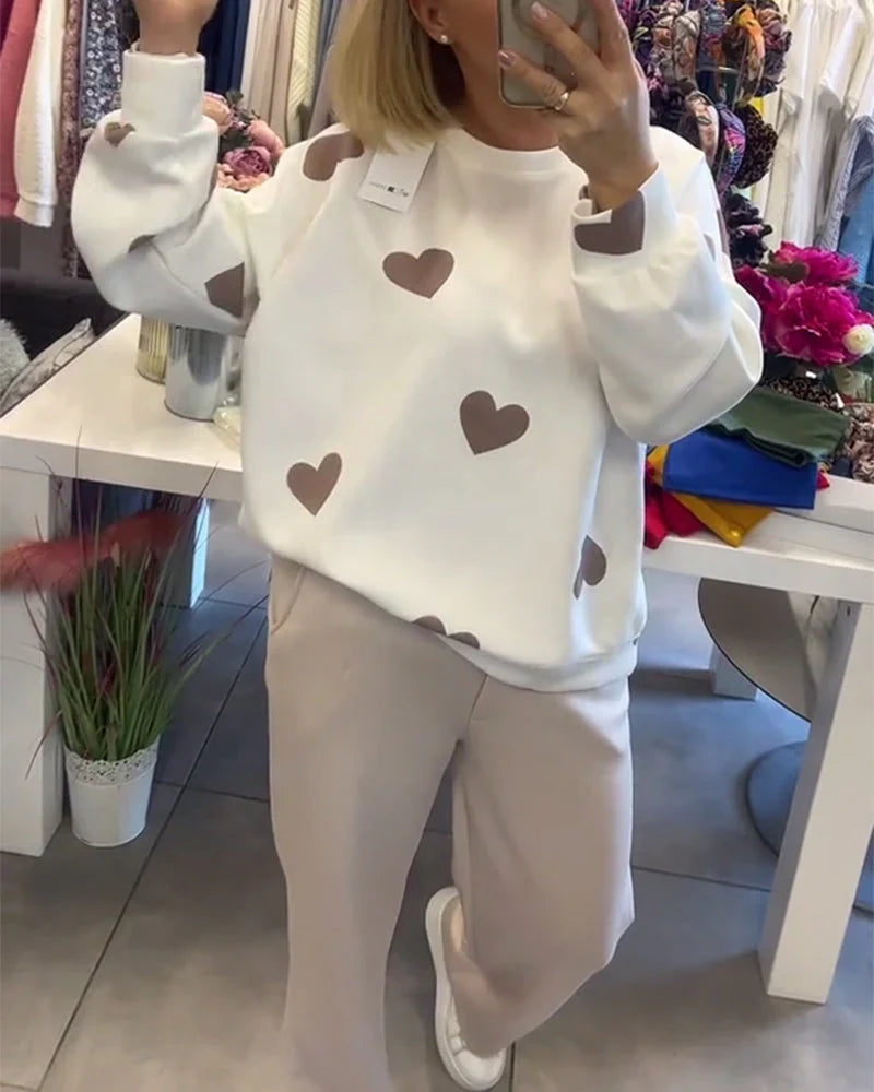 Hearts Sweater by Isla