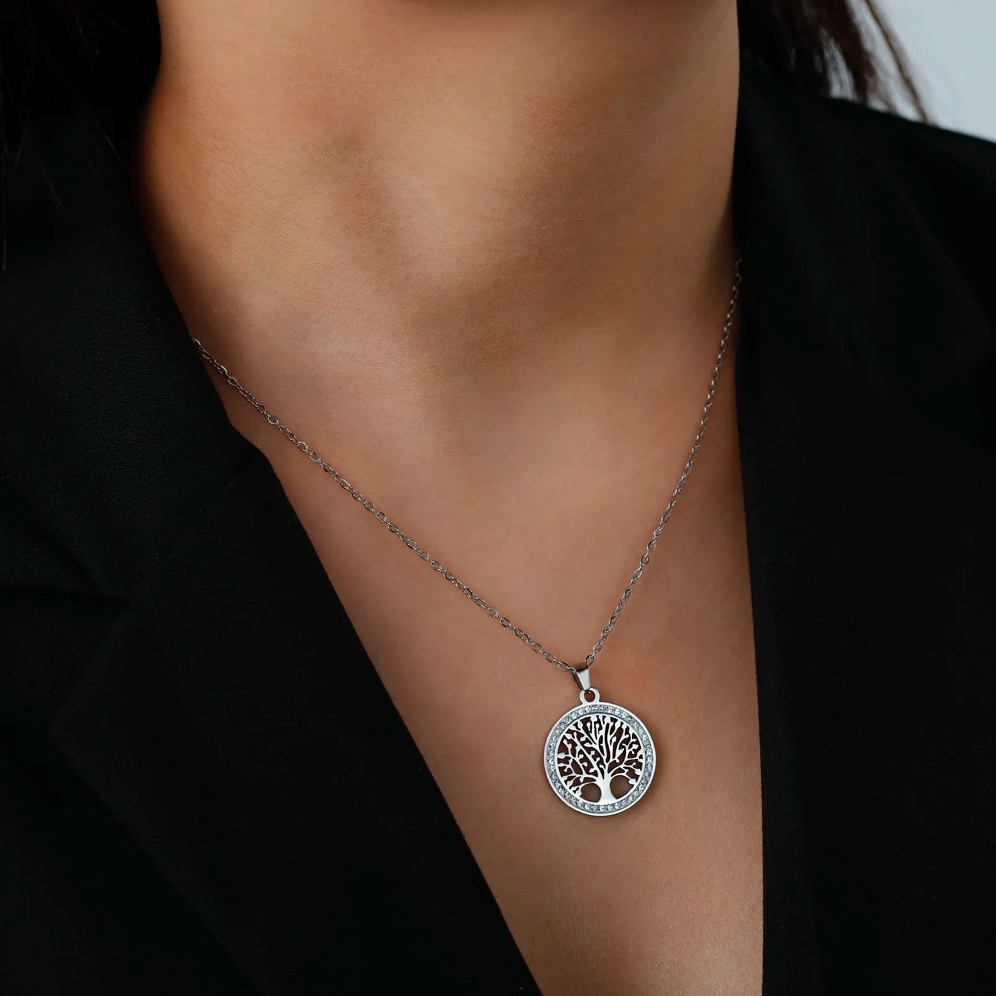 Collier pendentif arbre de vie
