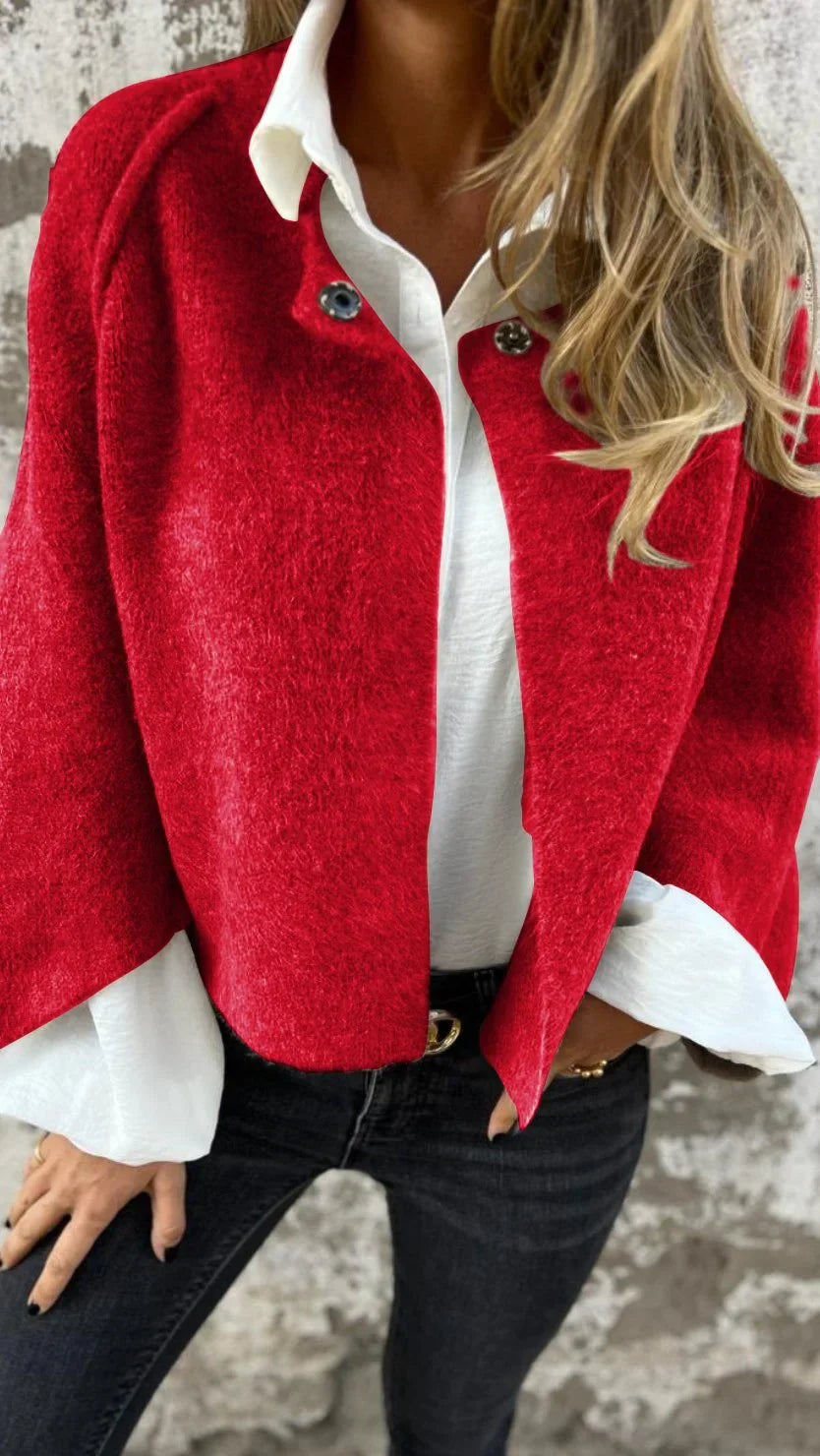 Celeste | Round Neck Wool Coat