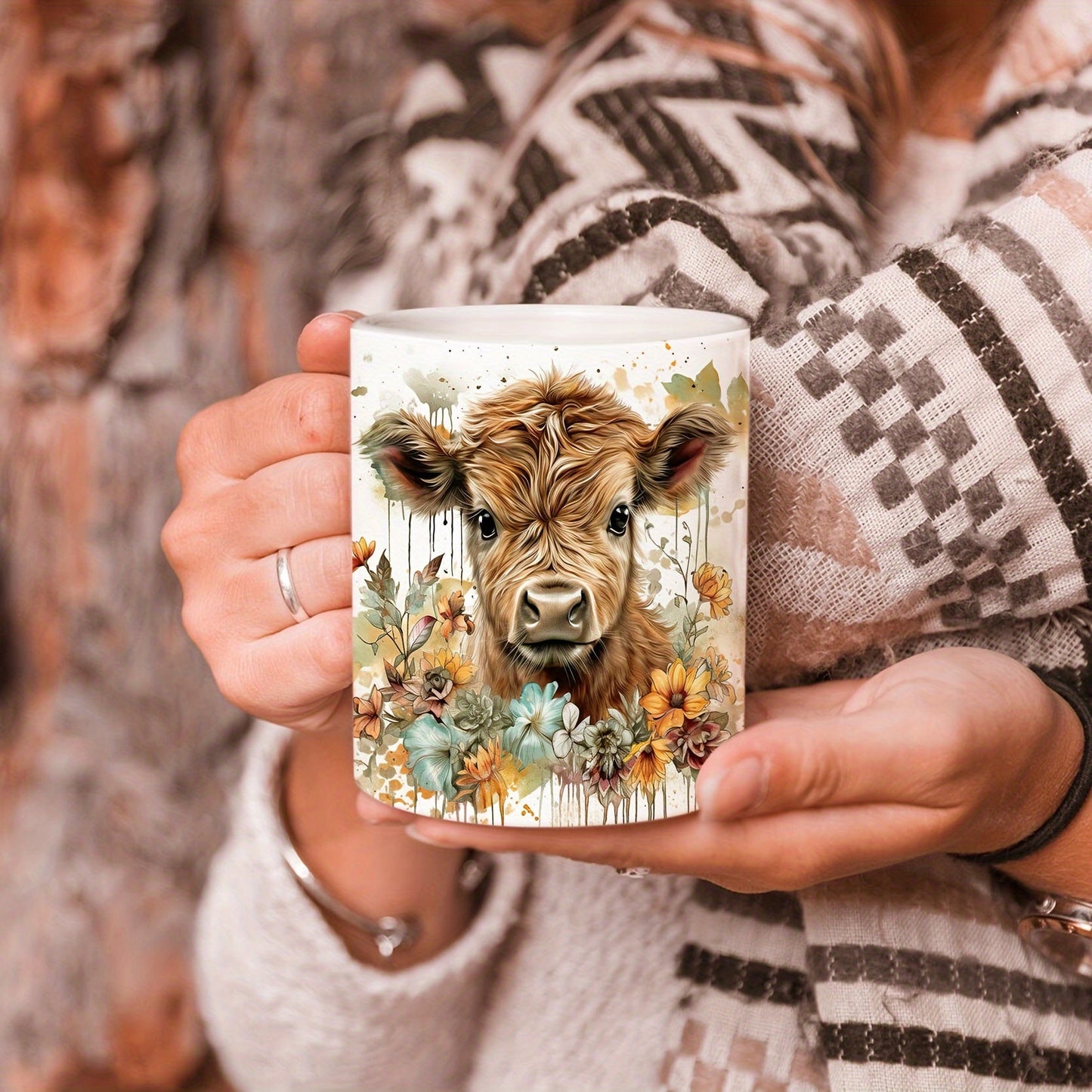 Tasse en céramique Highland Cow