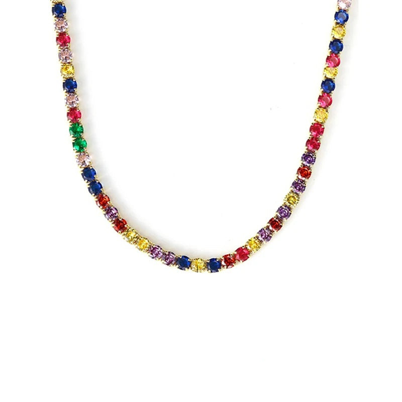 Parure de cou scintillante