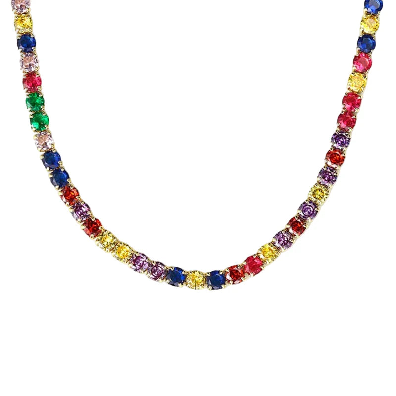 Parure de cou scintillante