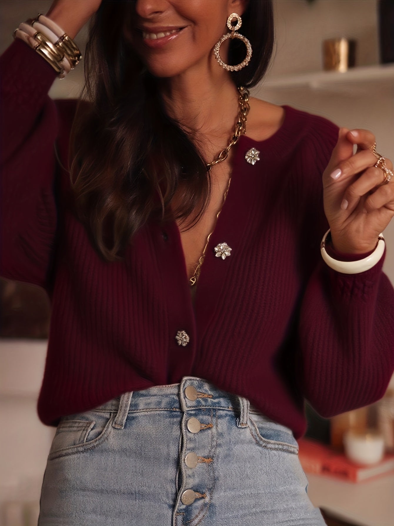 Button Blazer Jacket