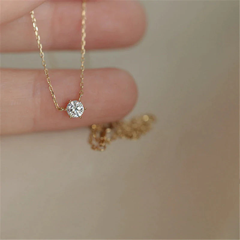 Collier en zircone radieuse | Design unique et brillant