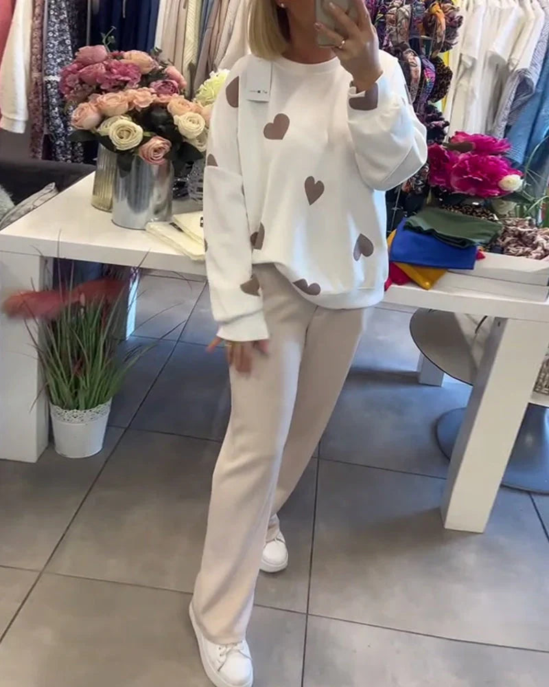 Hearts Sweater by Isla